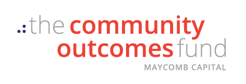 Maycomb Capital Logo, the community outcomes fund.